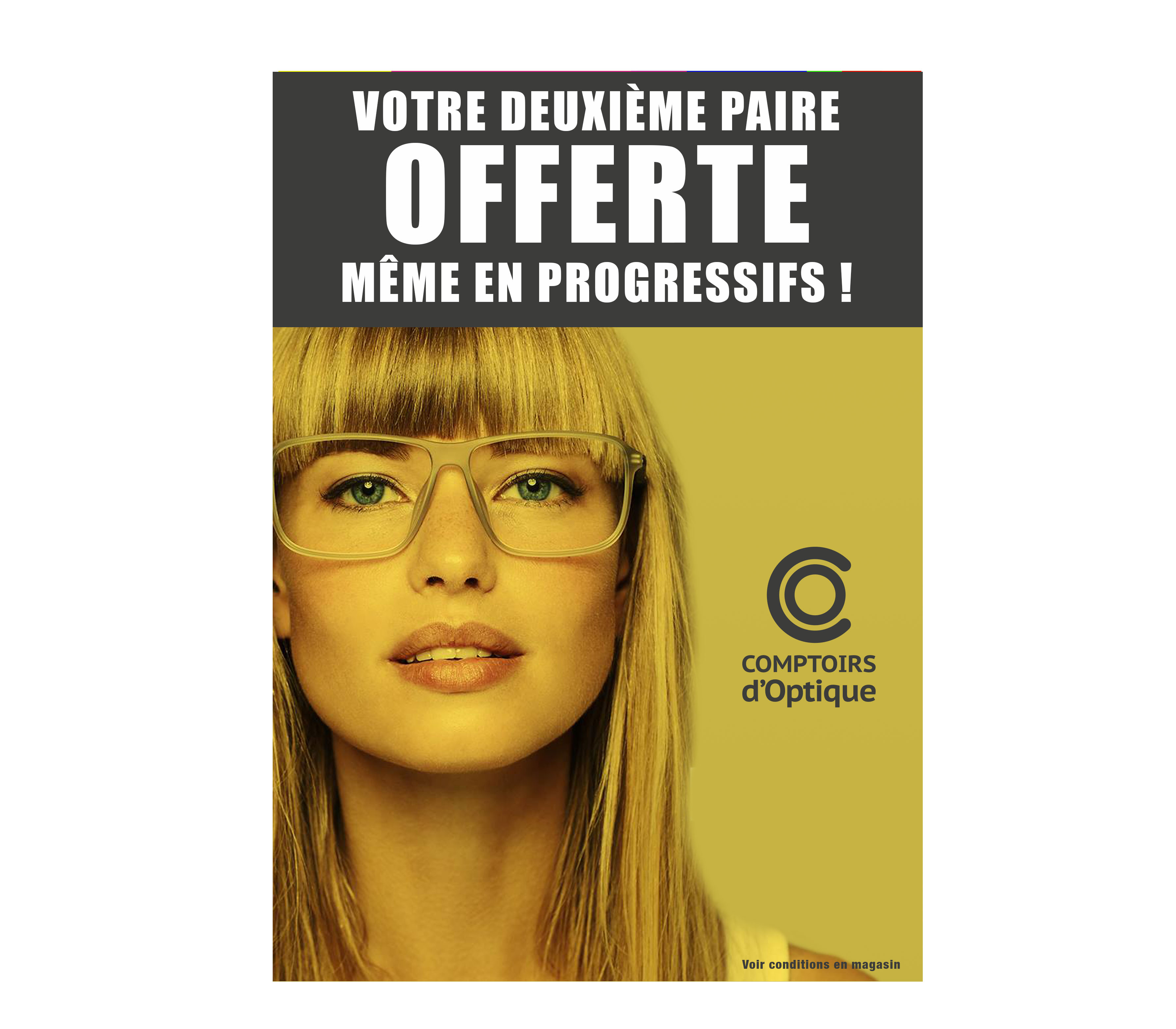 Promo : votre deuxième paire offerte même en progressifs